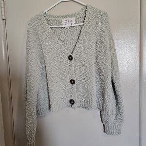 Women's Cream Cardigan